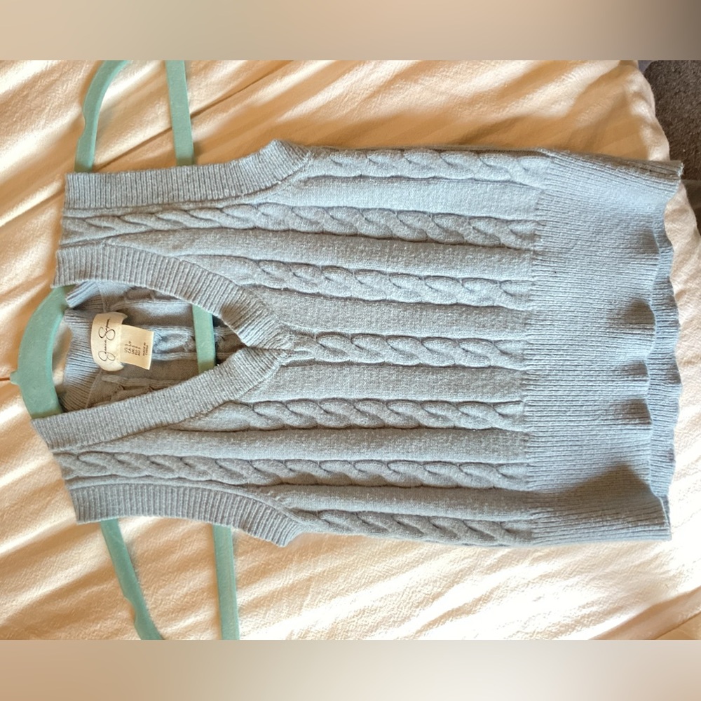 Blue Sweater Vest!